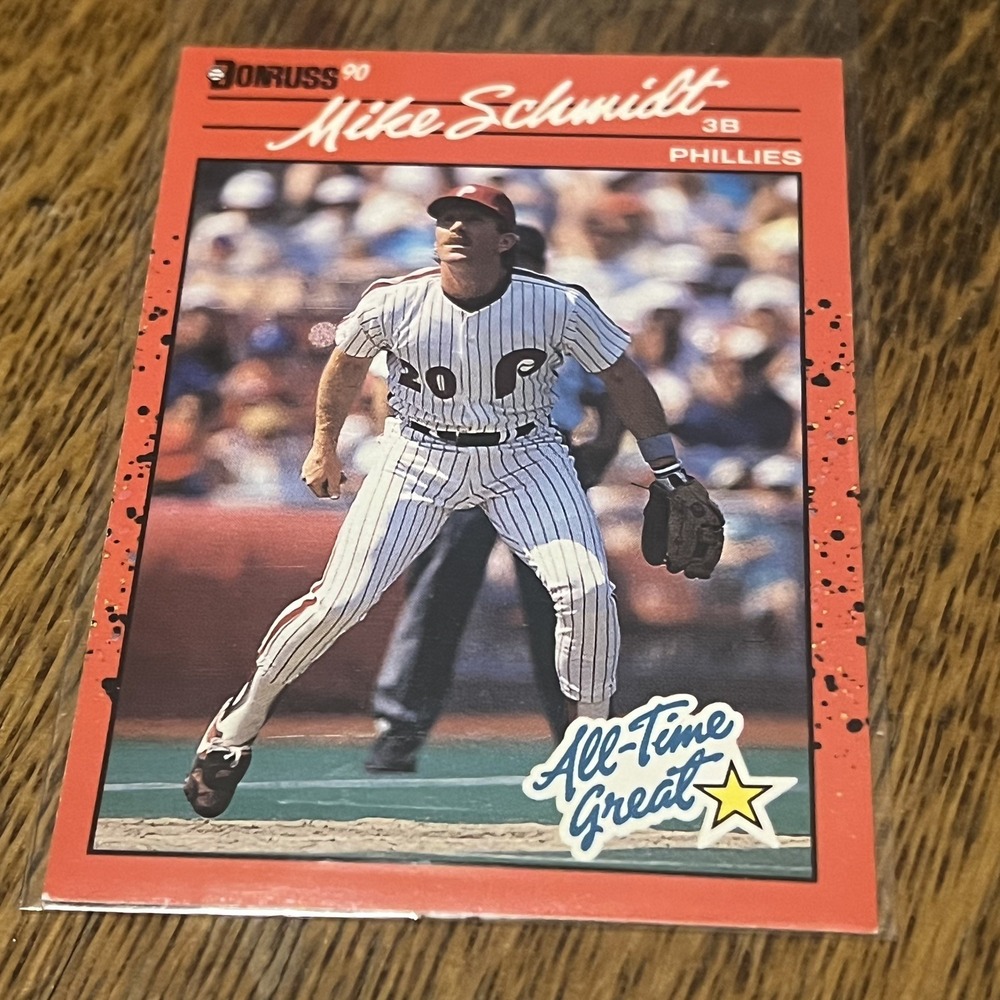 Mike Schmidt 1990 Donruss All Time Greats Philadelphia Phillies #643